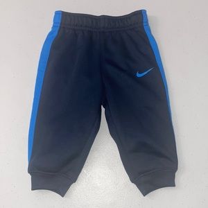 Nike Baby Boy Athletic Blue Jogger Pants Size 6-9 Months